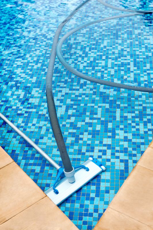 Vacuuming Pool Floor