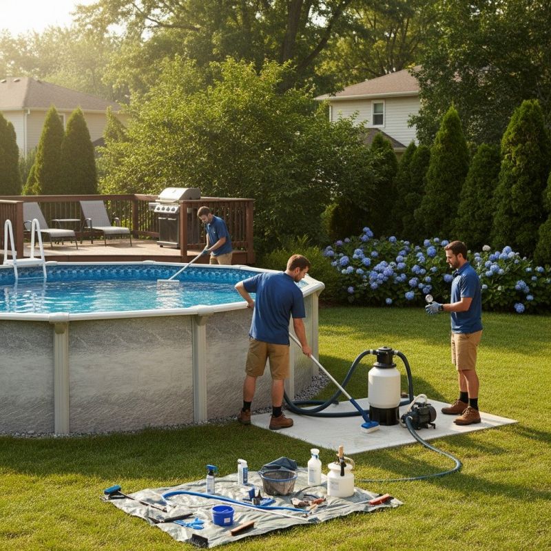 Above Ground Pool Cleaning