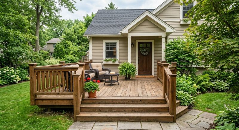Front Deck Construction in Greenwich, CT