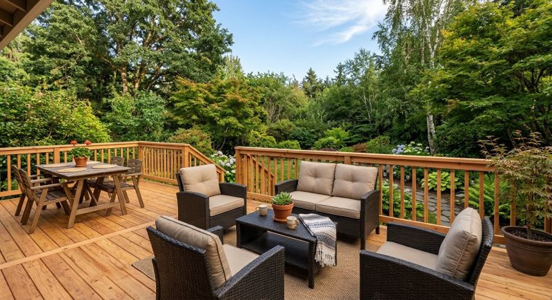 Hardwood Deck Installation in Kitsap County, WA