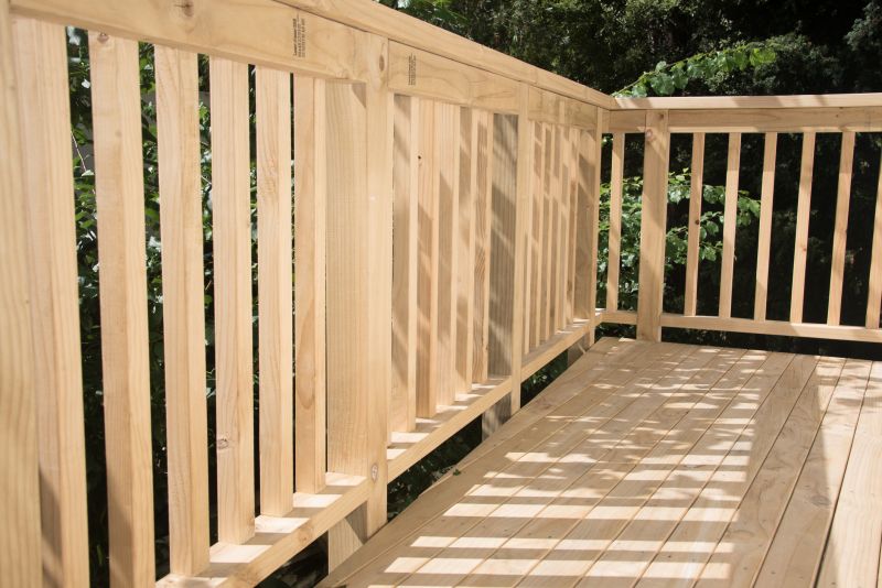 Redwood Deck Installation in Framingham, MA