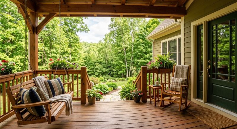Wood Porch Construction in Nashua, NH