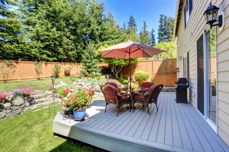 Wooden Patio Installation in Burlington, VT