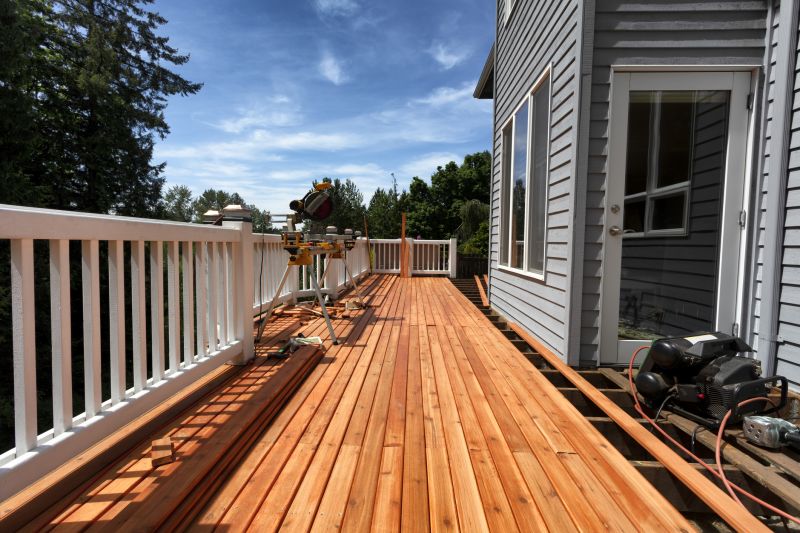 Front Deck Construction in Burlington, VT