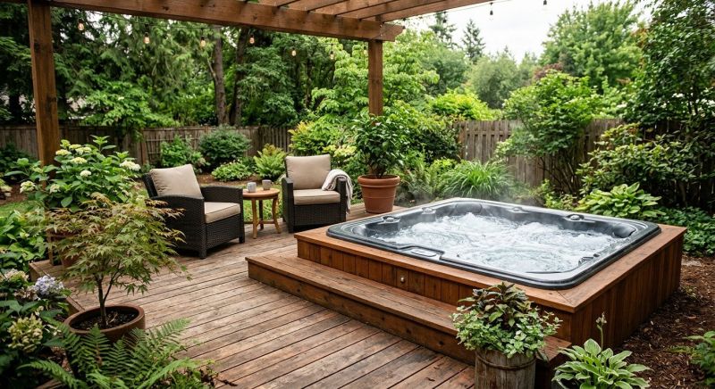 Hot Tub Deck Construction in West Hartford, CT