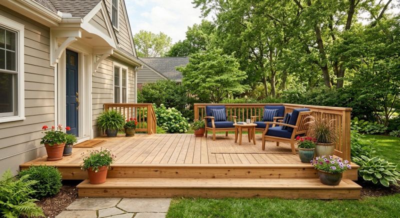 Wooden Veranda Construction in West Hartford, CT